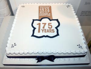 Our 175th birthday cake! - click on image to enlarge  