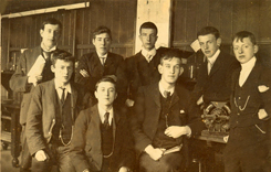 Karl and other engineering students 1900
